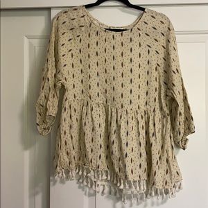 Anthropologie Eri + Ali Tassel Top